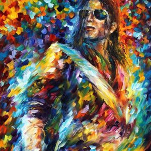 Fan Painting Of Michael Jackson On ‘Dangerous’ World Tour
