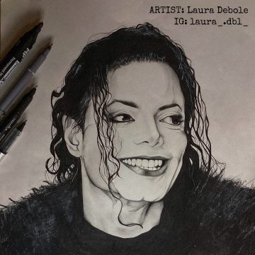 Michael Jackson “SCREAM” portrait