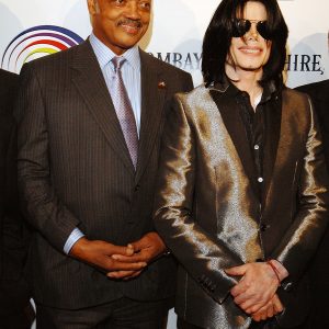 Michael Jackson celebrates Reverend Jesse Jackson 66th birthday in 2007